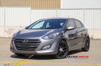 HYUNDAI I30 POISON BLACK MACHINED FACED